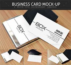 6个不错的商业名片展示模型：Business Card Mock-Up